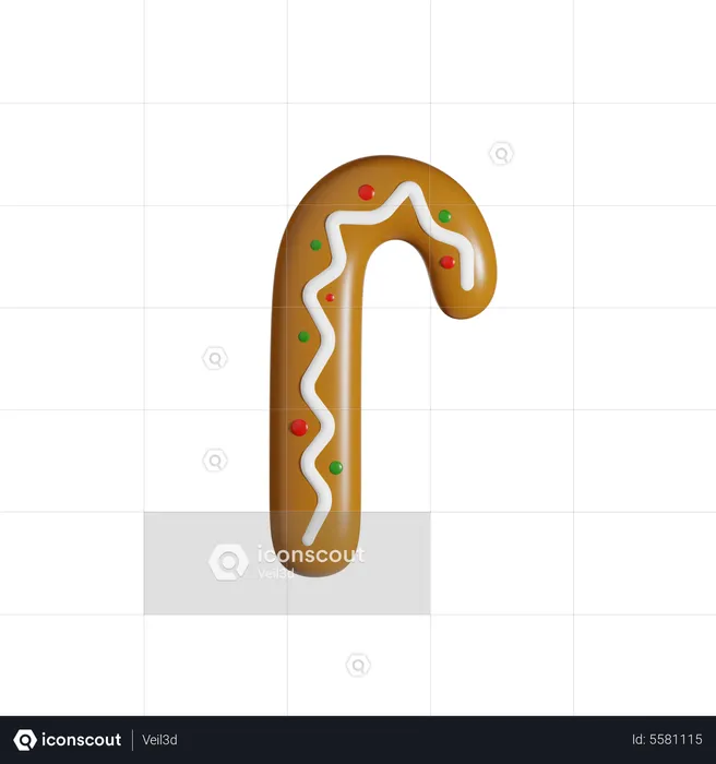 Weihnachtslebkuchen  3D Icon