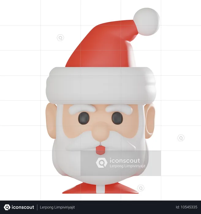 Weihnachtsmann  3D Icon