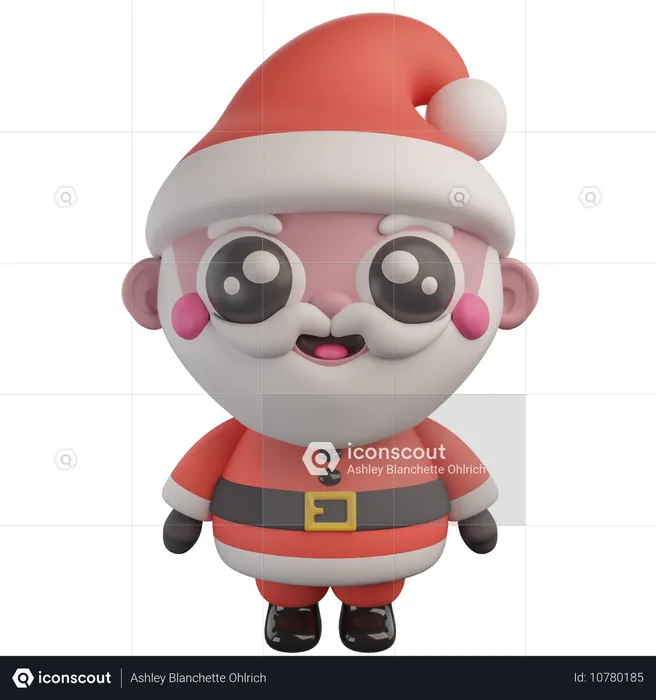 Weihnachtsmann  3D Icon