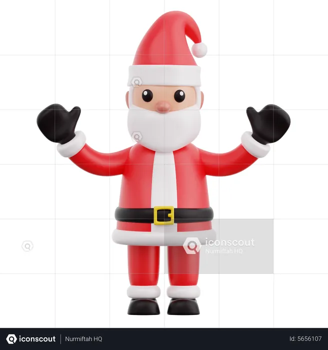 Weihnachtsmann  3D Icon