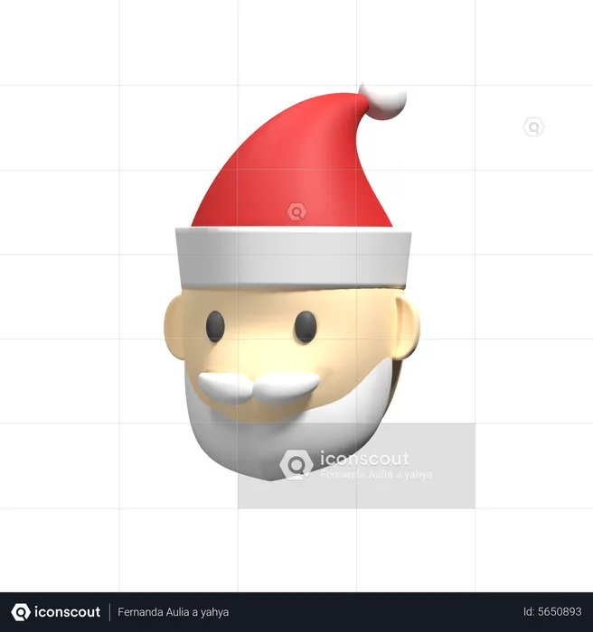 Weihnachtsmann  3D Icon