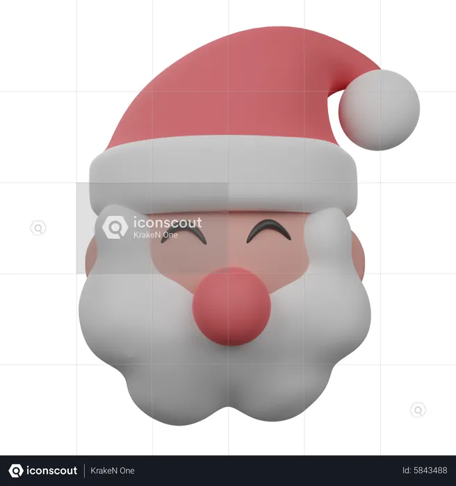 Weihnachtsmann  3D Icon