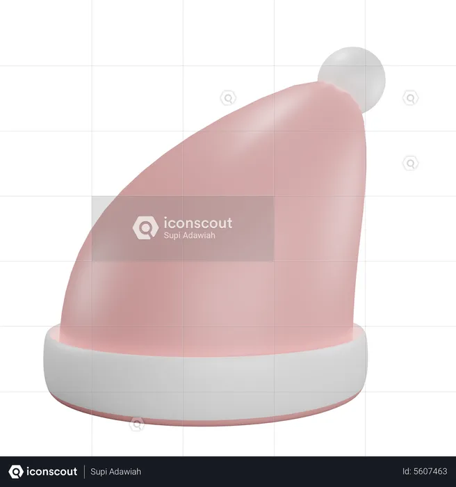 Weihnachtsmütze  3D Icon