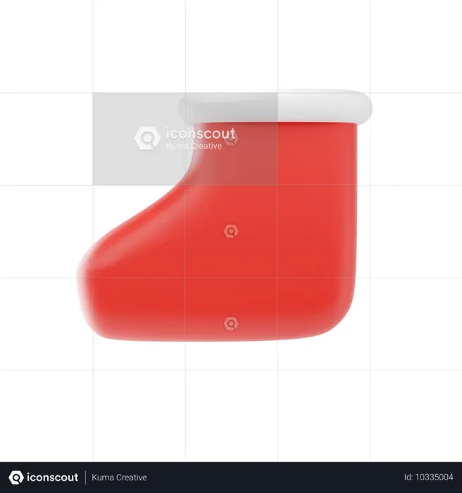 Weihnachtssocken  3D Icon
