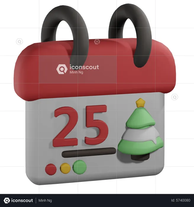 Weihnachtstag  3D Icon