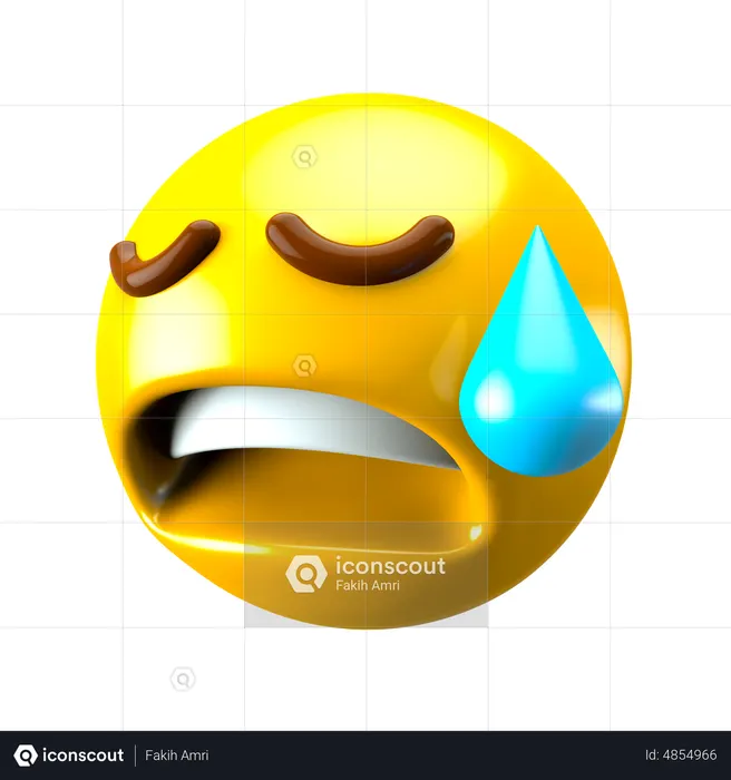 Weinen  3D Icon