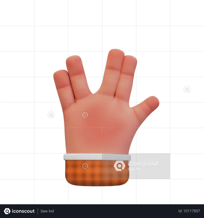 Weird hand gesture  3D Icon