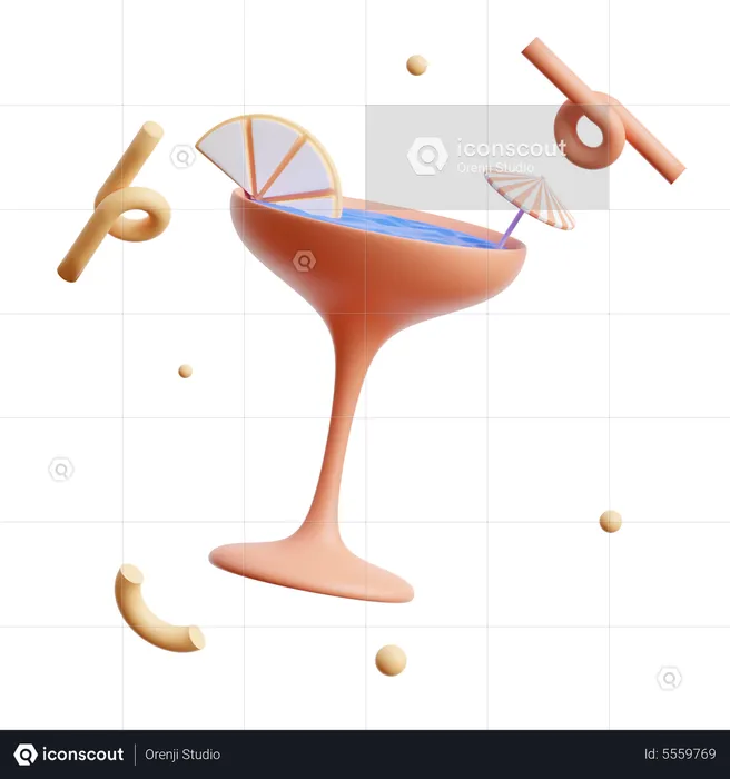 Welcome Drink  3D Icon