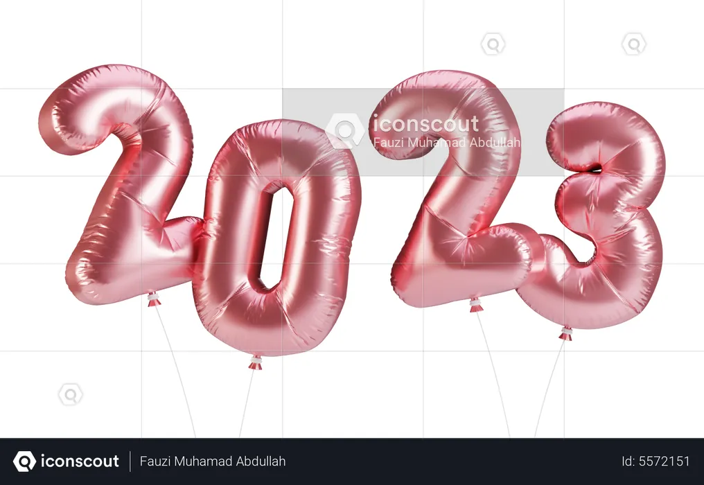 Welcome In 2023  3D Illustration