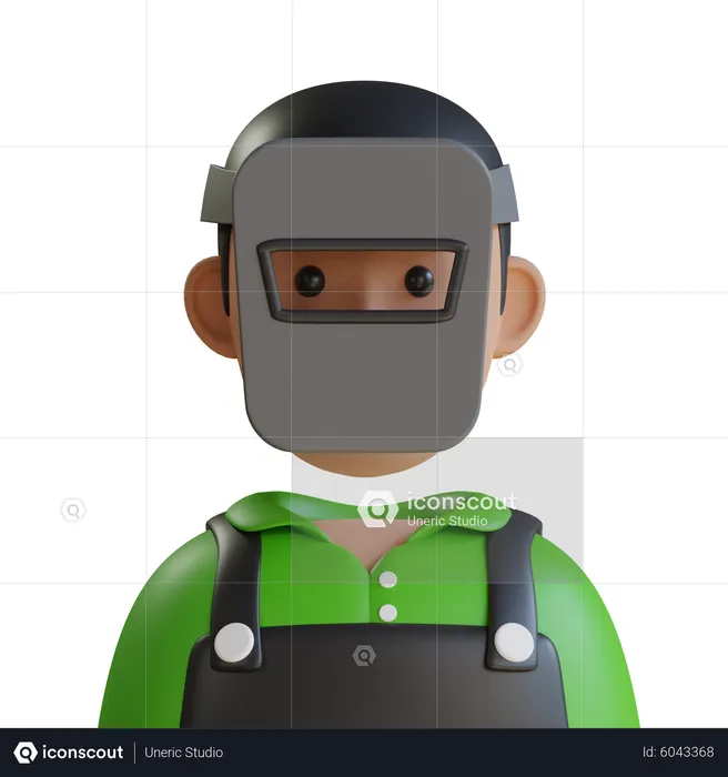 Welderman  3D Icon