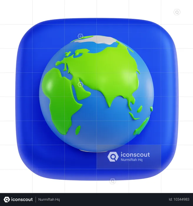 Welt  3D Icon