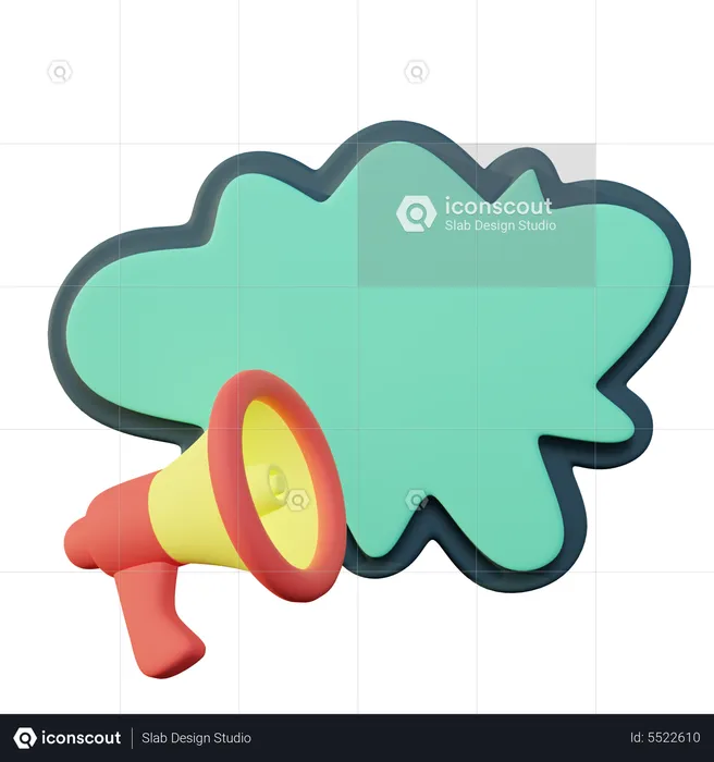 Promotion-Chat  3D Icon