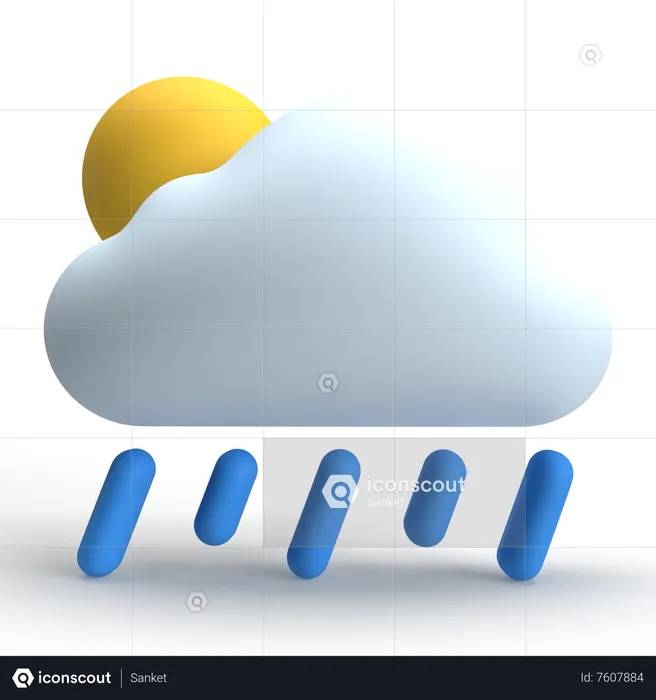 Wetter  3D Icon