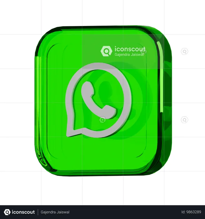 WhatsApp  3D Icon