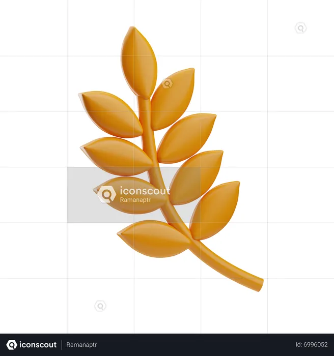 Wheat  3D Icon