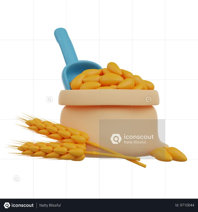 Wheat Bag  3D Icon