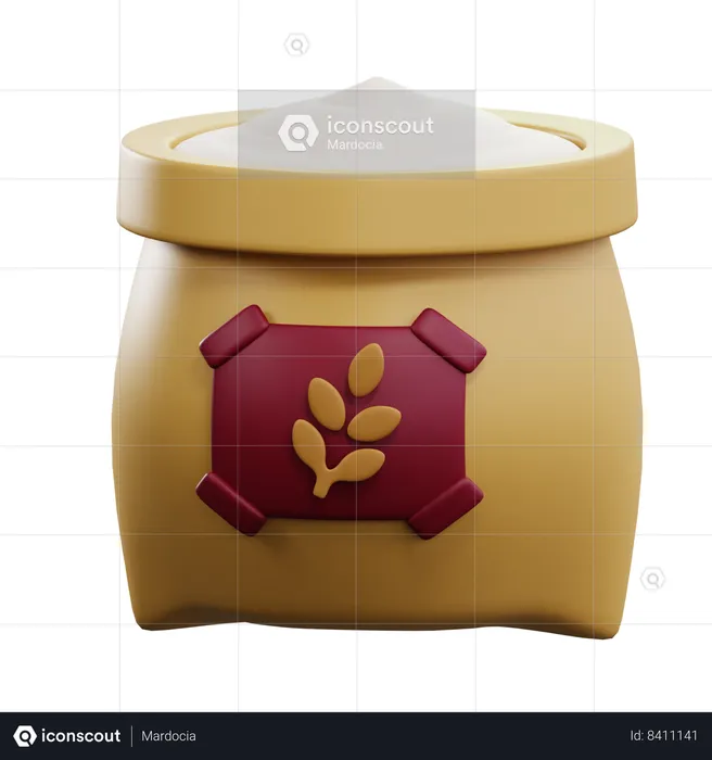 Wheat Bag  3D Icon