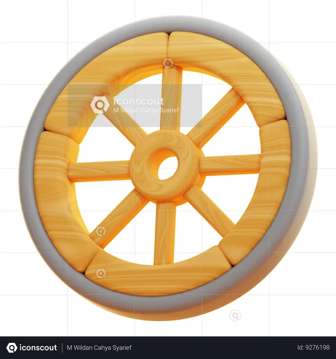 WHEEL  3D Icon