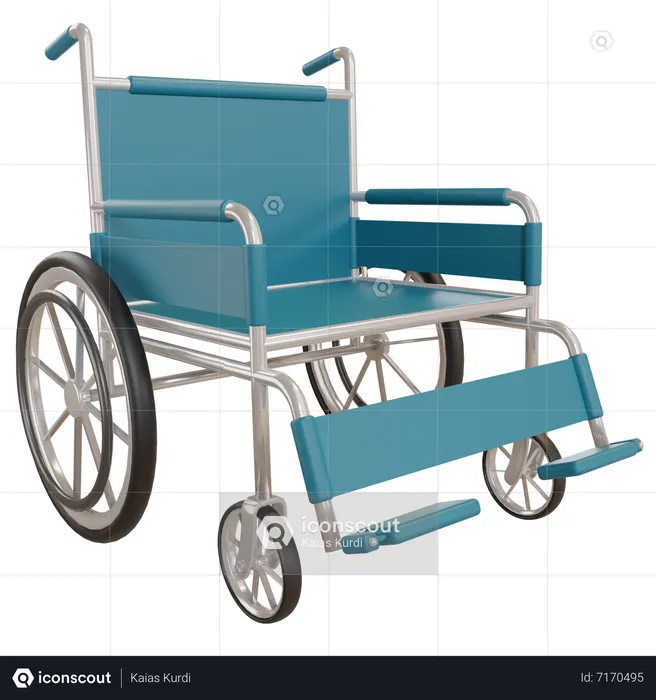 Wheel Chair  3D Icon