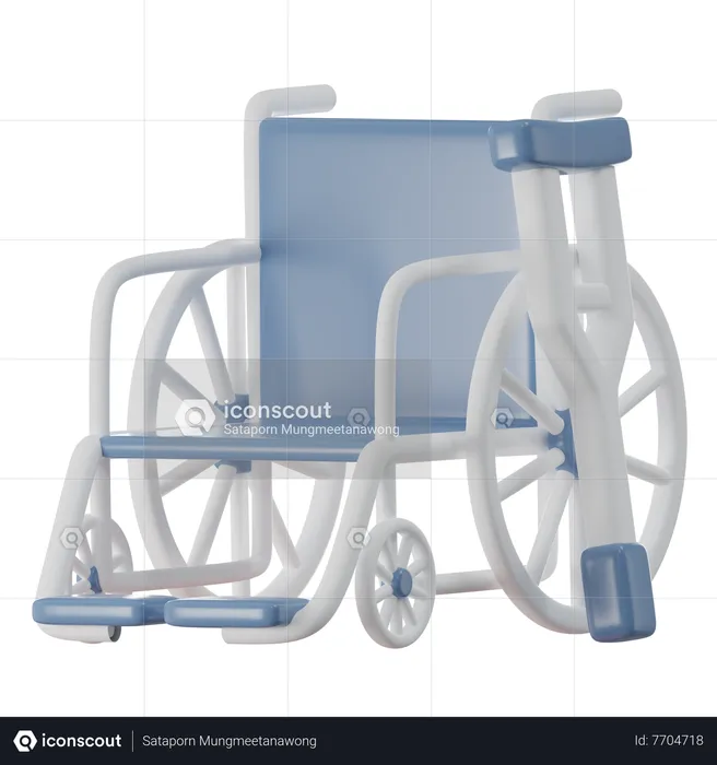 Wheelchair  3D Icon