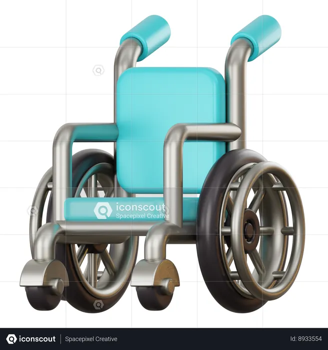 Wheelchair  3D Icon