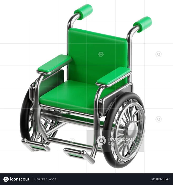 Wheelchair  3D Icon