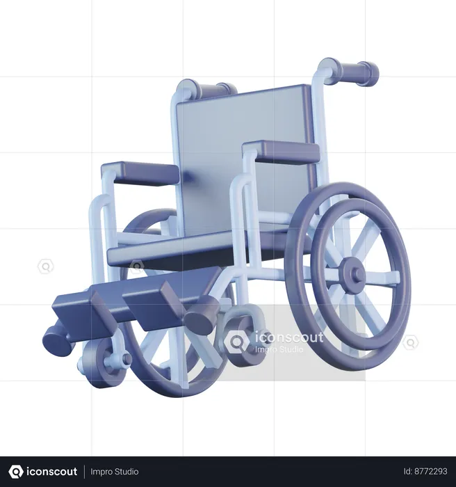 Wheelchair  3D Icon