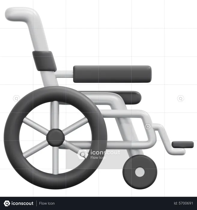 Wheelchair  3D Icon