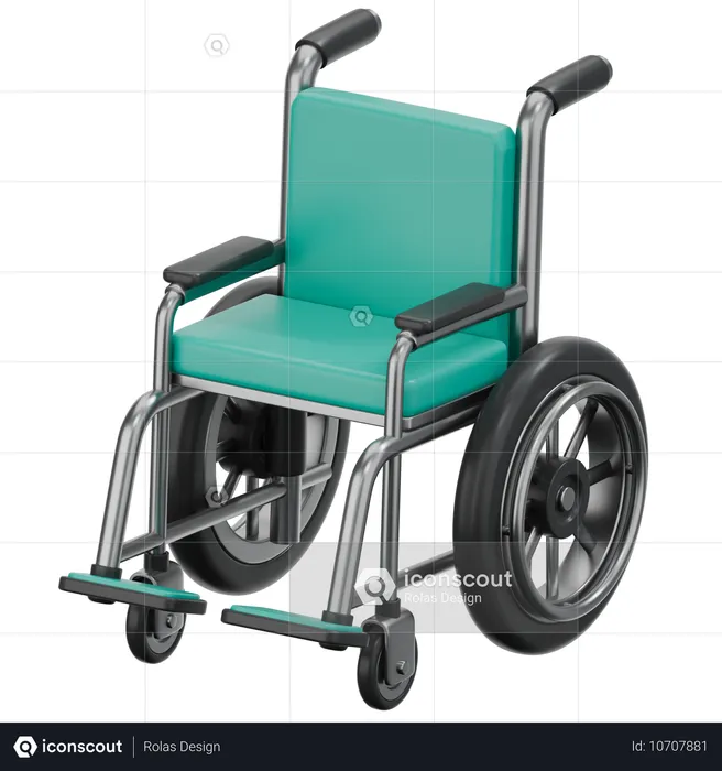 Wheelchair  3D Icon