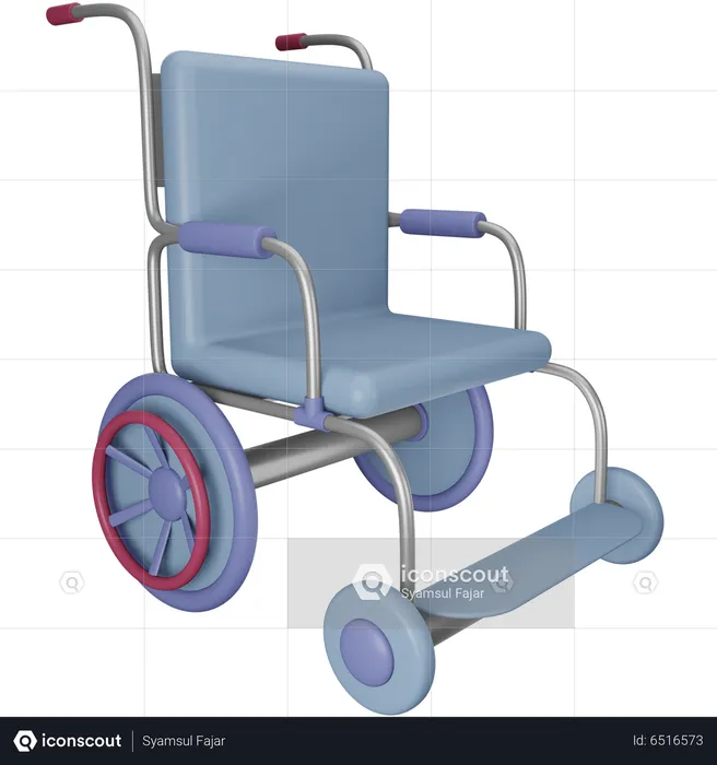 Wheelchair  3D Icon