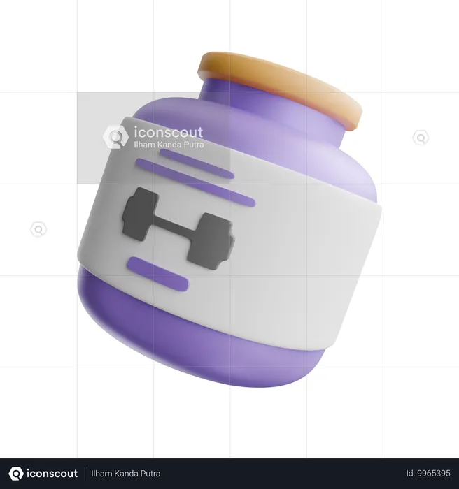 WHEY PROTEIN  3D Icon