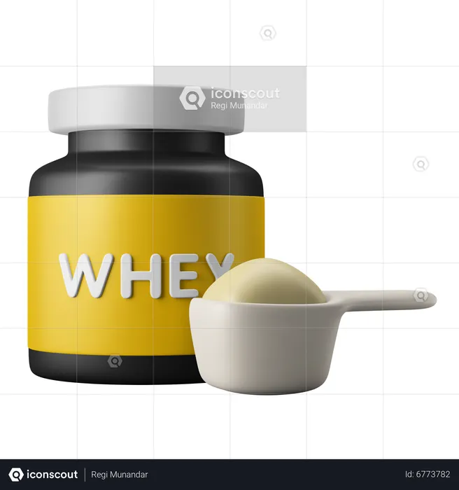 Whey Protein Powder  3D Icon