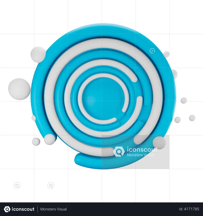 Whirl pool  3D Illustration