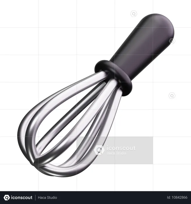 Whisk  3D Icon