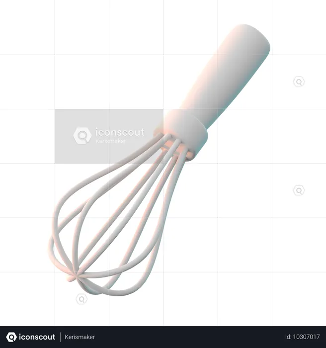 Whisk  3D Icon