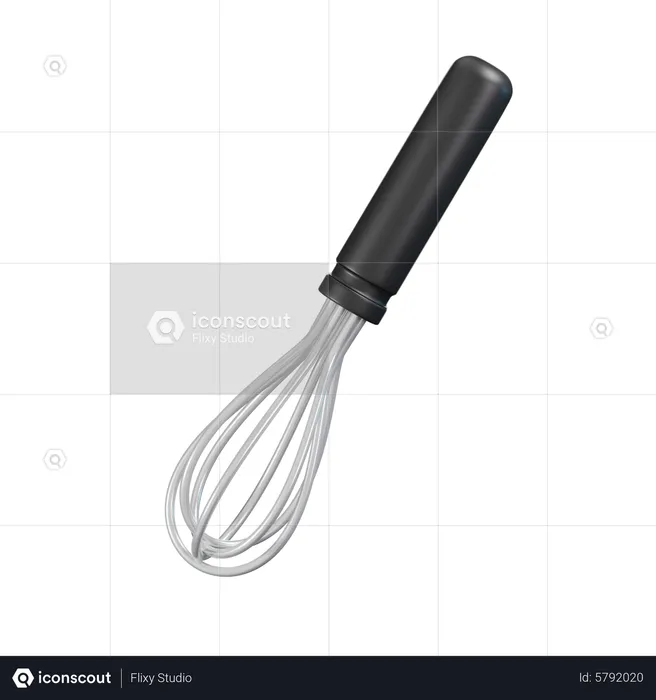 Whisk  3D Icon