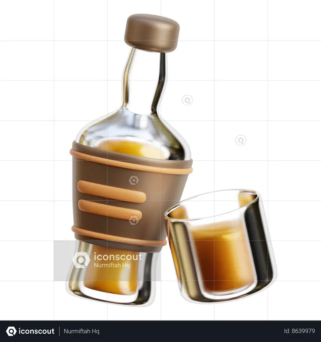Whisky  3D Icon