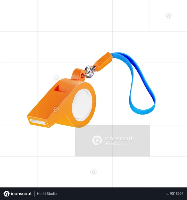 Whistle  3D Icon