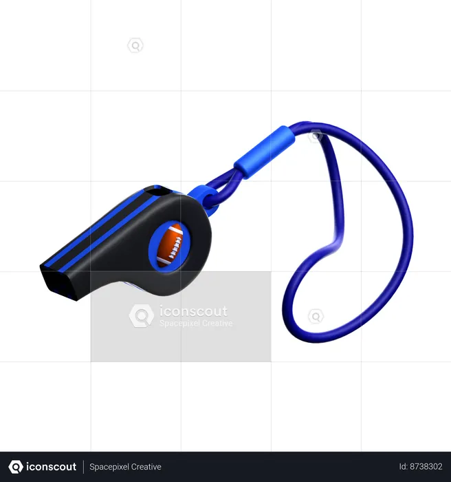 Whistle  3D Icon