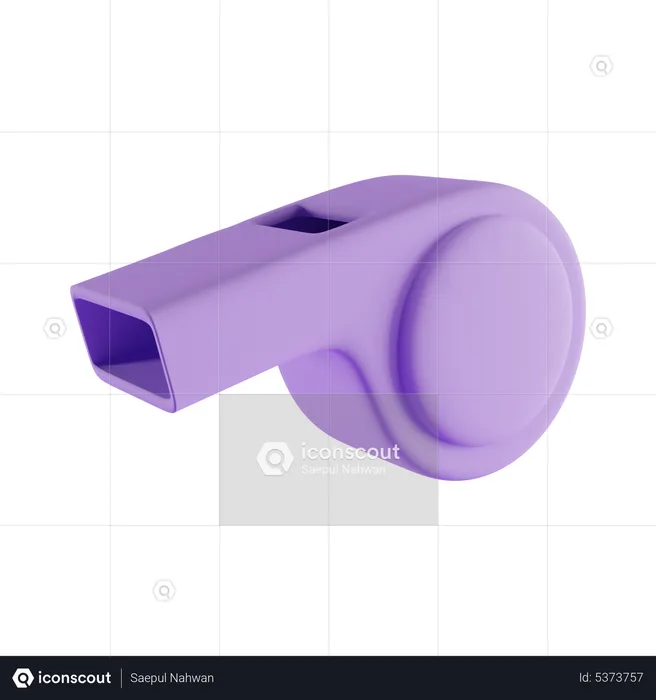 Whistle  3D Icon