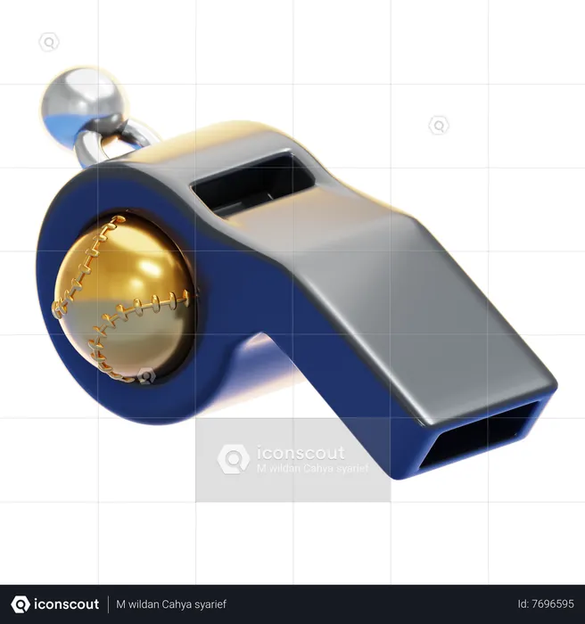 WHISTLE  3D Icon