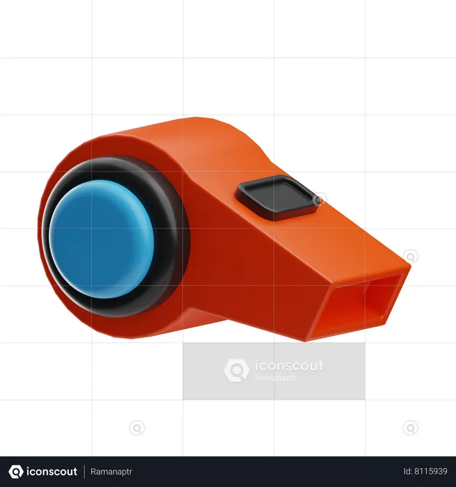 Whistle  3D Icon