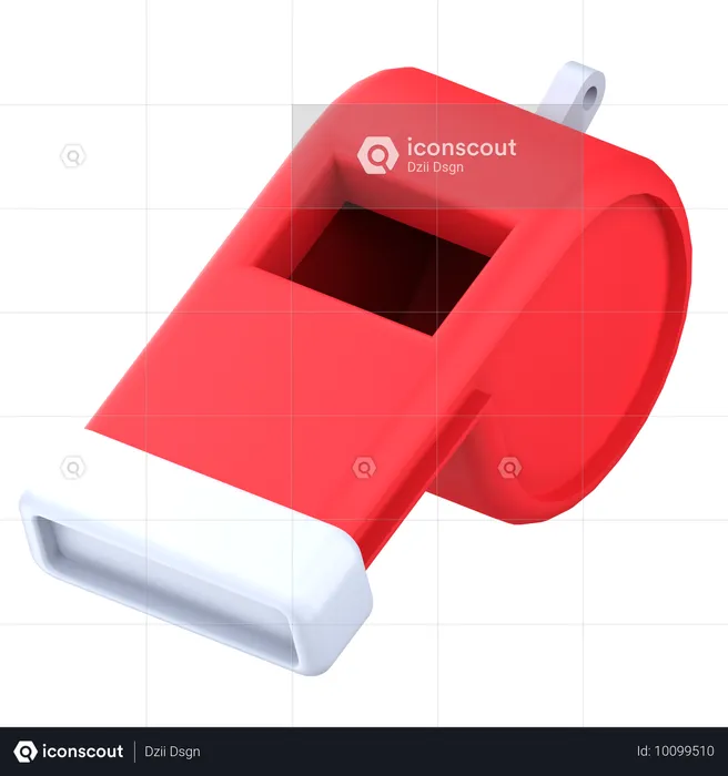 Whistle  3D Icon