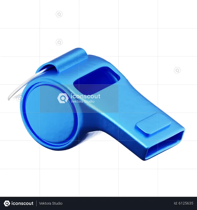 Whistle  3D Icon