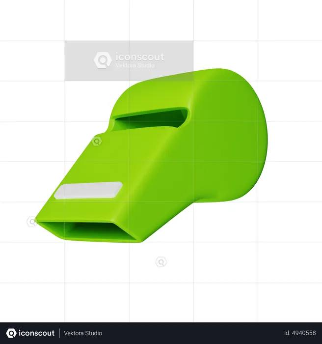 Whistle  3D Icon