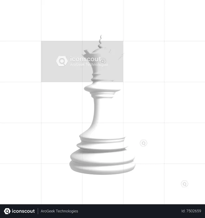 White queen  3D Icon