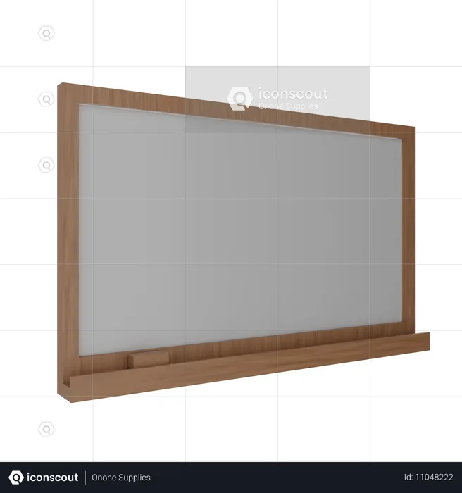 Weiße Tafel  3D Icon