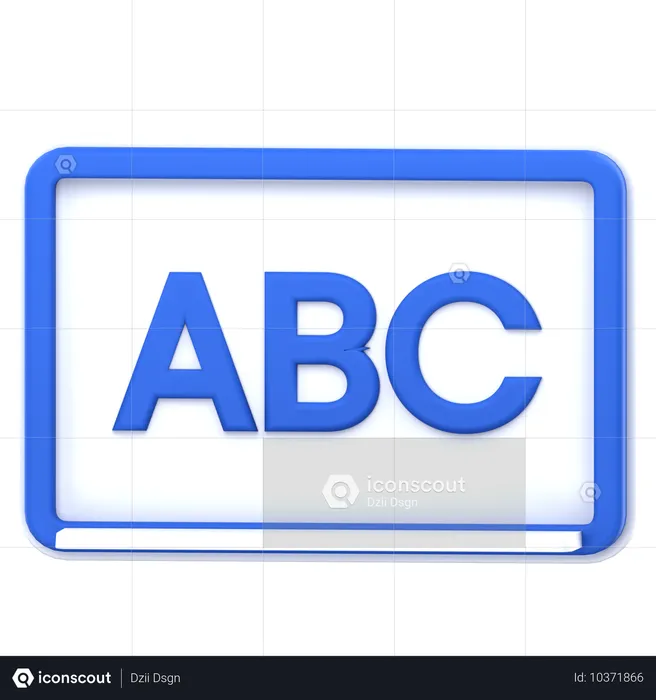 Whiteboard  3D Icon