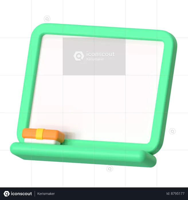 Whiteboard  3D Icon