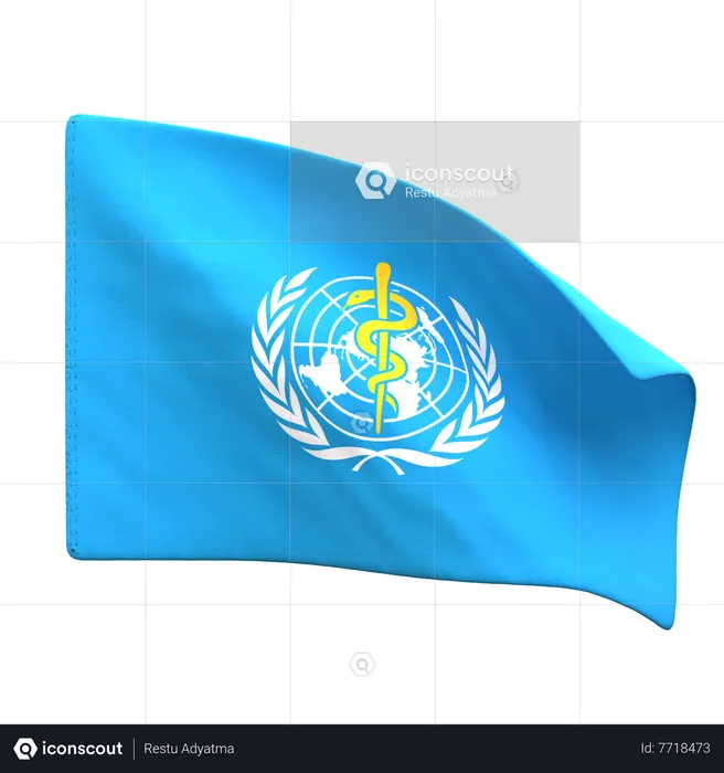 Who Flag Flag 3D Icon